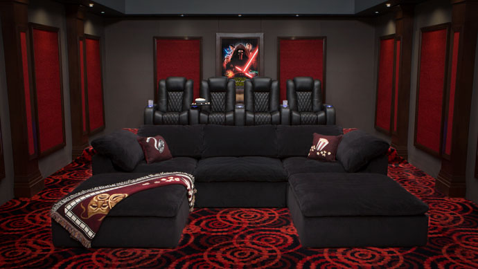 Seatcraft Heavenly Home Theater Room